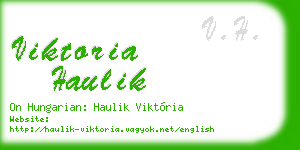 viktoria haulik business card